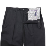 ツイル無地パンツ(ノータック)【Made in Japan】