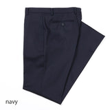 ツイル無地パンツ(ノータック)【Made in Japan】