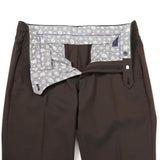 トロピカル無地ソラーロパンツ(ノータック)【Made in Japan】