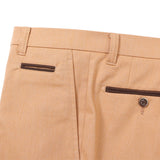 綿麻オックス無地クールマックスパンツ(ノータック)【Made in Japan】