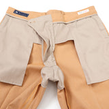 綿麻オックス無地クールマックスパンツ(ノータック)【Made in Japan】