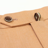 綿麻オックス無地クールマックスパンツ(ノータック)【Made in Japan】