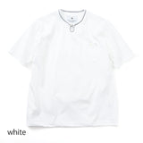 フロントループボタン付きTシャツ【Made in Japan】