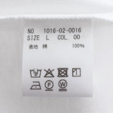 フロントループボタン付きTシャツ【Made in Japan】