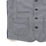 ドビーチェックアウターベスト【Made in Japan】