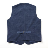 ツイルプリントアウターベスト【Made in Japan】