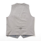 カラミ織りミニチェックベスト【Made in Japan】