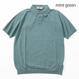 MOONCASTLE 半袖ポロニット【Made in JAPAN】