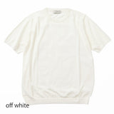 MOONCASTLE 半袖クルーニット【Made in JAPAN】