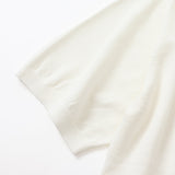 MOONCASTLE 半袖クルーニット【Made in JAPAN】