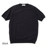 MOONCASTLE 半袖クルーニット【Made in JAPAN】