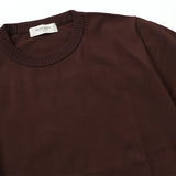 MOONCASTLE 半袖クルーニット【Made in JAPAN】