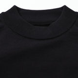 MOONCASTLE 半袖モックニット【Made in JAPAN】