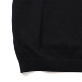 MOONCASTLE 半袖モックニット【Made in JAPAN】