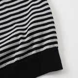 MOONCASTLE 半袖ボーダーニット【Made in JAPAN】