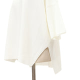 サラッとゴム地半袖ワイドニット