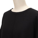 サラッとゴム地半袖ワイドニット