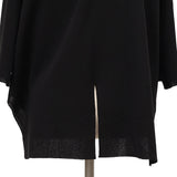 サラッとゴム地半袖ワイドニット