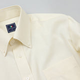 オックス無地ボタンダウンシャツ【Made in Japan】