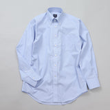 ブルーストライプボタンダウンシャツ【Made in Japan】