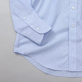 ブルーストライプボタンダウンシャツ【Made in Japan】