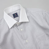 ストライプセミクレリックシャツ【Made in Japan】