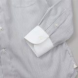 ストライプセミクレリックシャツ【Made in Japan】