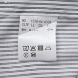 ストライプセミクレリックシャツ【Made in Japan】