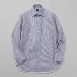 ジャガードロンストセミワイドシャツ【Made in Japan】