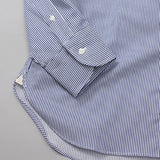 ジャガードロンストセミワイドシャツ【Made in Japan】