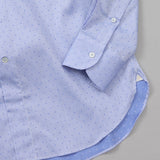 小紋ジャガードボタンダウンシャツ【Made in Japan】