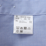 マイクロチェックボタンダウンシャツ【Made in Japan】