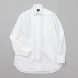 ポプリンドビーチェックセミワイドシャツ【Made in Japan】