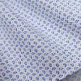 ANDREAZZAブルー小紋ボタンダウンシャツ【Made in Japan】