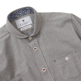 ハニカムボーダーショールポロシャツ【Made in Japan】