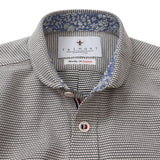 ハニカムボーダーショールポロシャツ【Made in Japan】