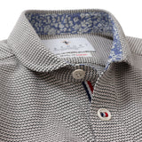 ハニカムボーダーショールポロシャツ【Made in Japan】