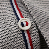 ハニカムボーダーショールポロシャツ【Made in Japan】