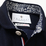 ハニカムボーダーショールポロシャツ【Made in Japan】