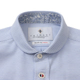 ハニカムボーダーショールポロシャツ【Made in Japan】