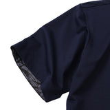 襟プリントポロシャツ【Made in Japan】