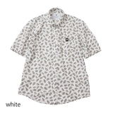 プリントカノコ前開きポロシャツ【Made in Japan】