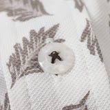 プリントカノコ前開きポロシャツ【Made in Japan】