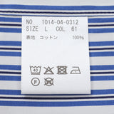 THOMAS MASONロンストセミワイドシャツ【Made in Japan】