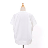 コクーン型半袖無地Tシャツ