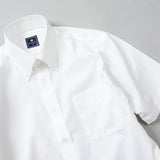 織りストライプボタンダウンシャツ【Made in Japan】