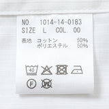 織りストライプボタンダウンシャツ【Made in Japan】