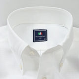 幾何学ジャガードボタンダウンシャツ【Made in Japan】