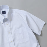 ブルー刺し子ボタンダウンシャツ【Made in Japan】