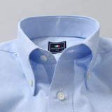 ジャガード無地ボタンダウンシャツ【Made in Japan】